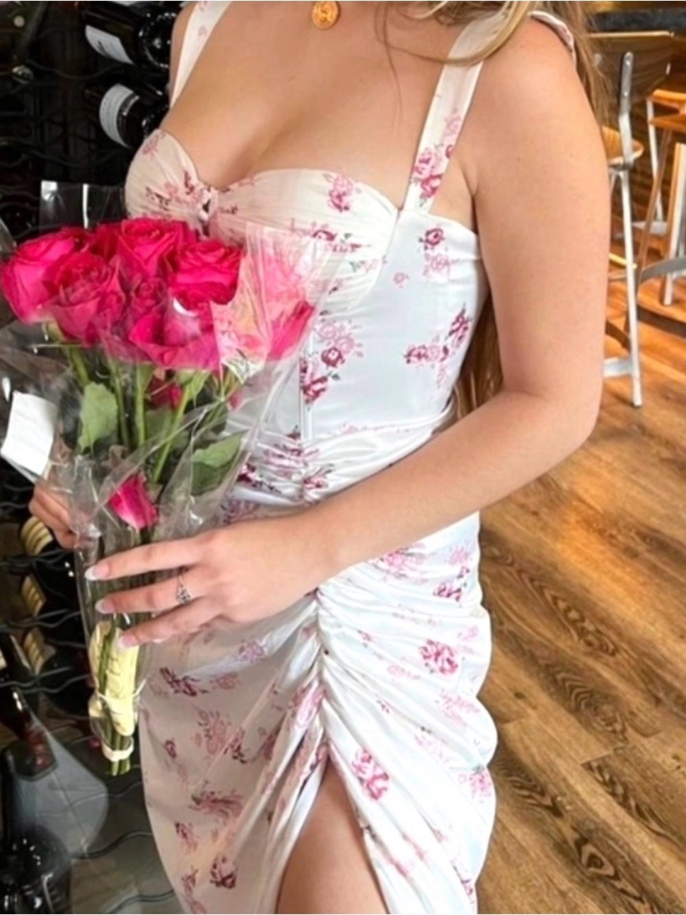 Adeirlina Bustier Floral Dress